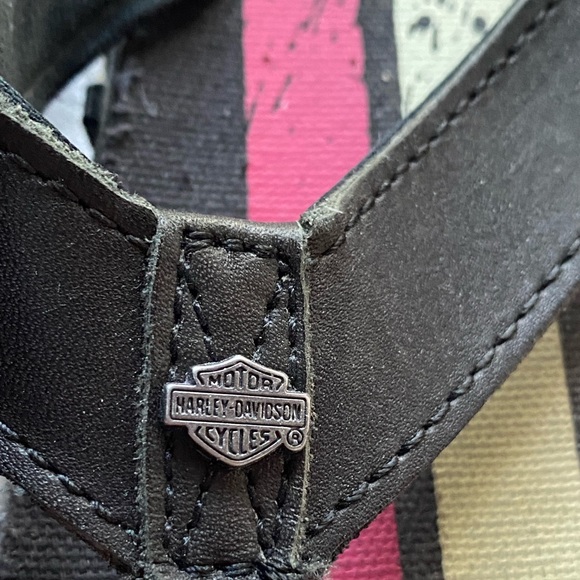 Harley Davidson size 6 flip flops - Picture 2 of 6